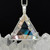 Vogel Star of David, Clear Quartz  with Dichroic Glass - Medium