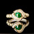 "The Verdant Guardian" Malachite Ring