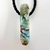 Carved Copper Matrix w/ Clear Quartz Pendant ~ Lawrence Stoller