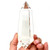 'Snowflake' Vogel Wand with Beautiful Floating Crystals - 6 Facets - 249 Grams
