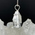 Lemurian Clear Quartz Vogel Star of David Pendant ~ Medium