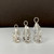 Vogel Crystal Star of David in Lemurian Quartz - Small