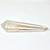 8-Sided Lemurian Clear Quartz "Flame" Wand - 388 Grams