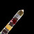 Lawrence Stoller Chakra Wand - Rose Quartz, Rubellite Tourmaline, Agate, Citrine, Chrysoprase, Lapis Lazuli, Amethyst, Rose De France - 37 Grams