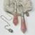 Rose Quartz Crystal Pendulum with Silver Setting