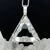 Lemurian Clear Quartz Vogel Star of David Pendant ~ Medium