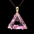 Vogel Star of David in Lavender Sapphire Set in 14k Gold - Medium