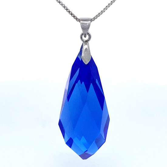 Siberian Blue Multi-faceted Pendant