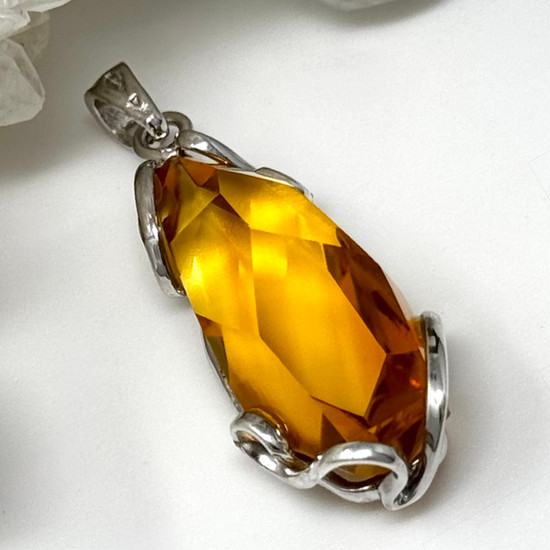 Natural Citrine Pendant