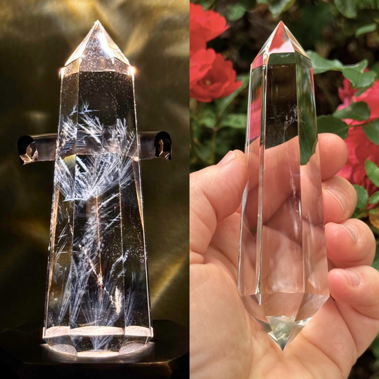 Vogel Wands with Blue Ray Needles, 6 Facets (127 Grams)