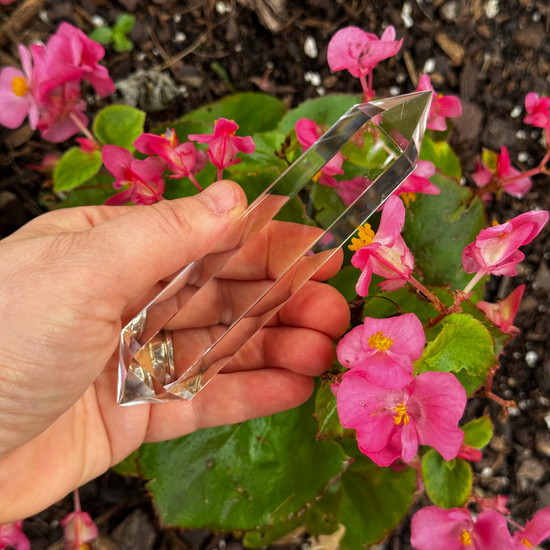 Vogel Wands with Natural Inclusions, 6 Facets, (127 Grams)