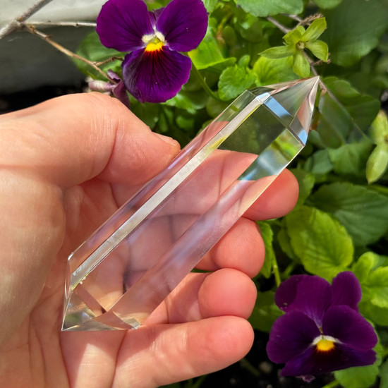 Vogel Wands with Natural Inclusions, 6 Facets (80 Grams)