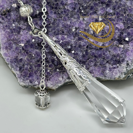 Clear Quartz Crystal Pendulum