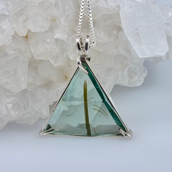 Star of David in Natural Colombian Obsidian