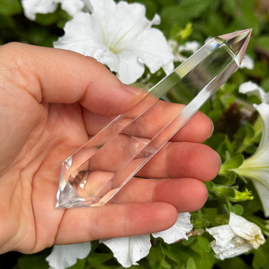 Vogel Wands with Natural Inclusions, 6 Facets (72 Grams)