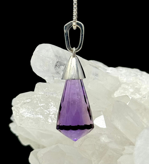 "Campana" Bolivian Ametrine Drop Pendant - Small