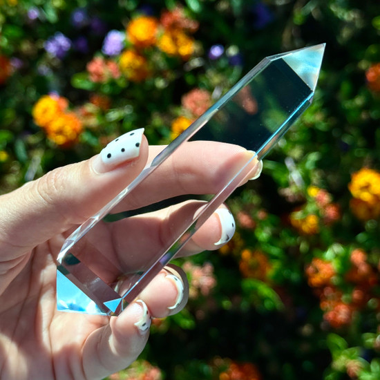 NEW! Natural Clear Quartz Vogel Wands - 4 Facets - 70+ Grams