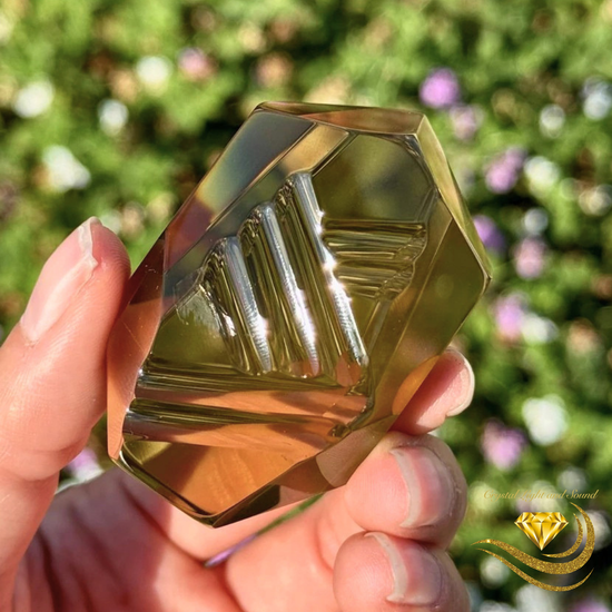 Breathtaking Carved Citrine Sculpture by Lawrence Stoller