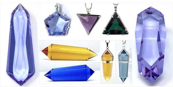 Cultured Crystal Wands & Pendants