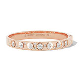 diamond moon bracelet rose gold