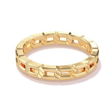 mini 16 link band in 18k yellow gold