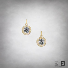 continuum diamond drop earrings