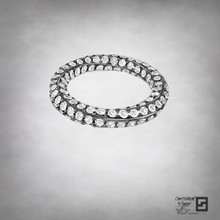 gold and diamond eternity band