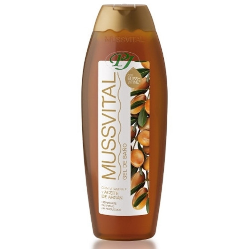 Mussvital gel de baño con vitamina f y aceite de argán Mussvital gel de baño con vitamina f y aceite de argán
