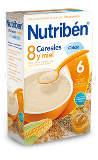 Nutriben 8 cereales y miel calcio, 600 g Nutriben 8 cereales y miel calcio, 600 g
