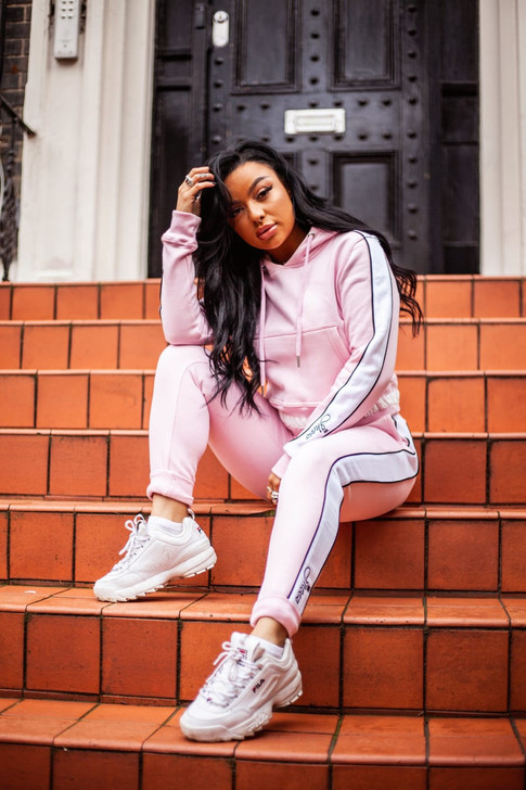 Jheez Womens Pink Tracksuit