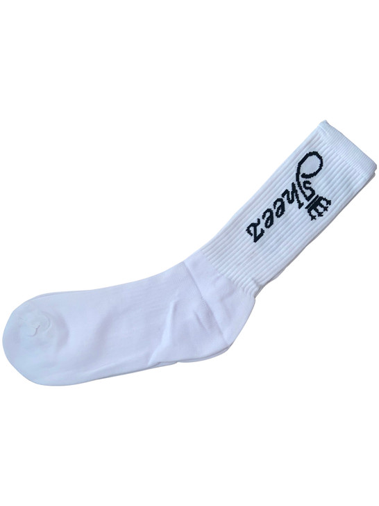 Jheez Large Logo White Socks