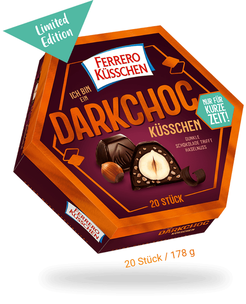 Ferrero Küsschen DarkChoc 榛子黑朱古力 (期間限定)