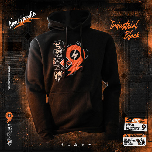 Blackout 9 Hoodie - Industrial Black