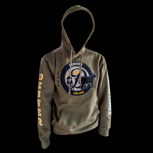 2026 Denver Moss Green Cattle Hoodie