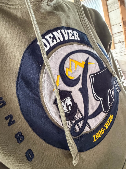 2026 Denver Moss Green Cattle Hoodie