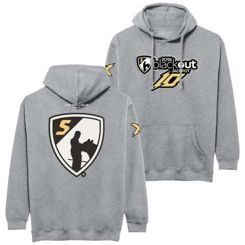 Blackout 10 - Gray Hoodie