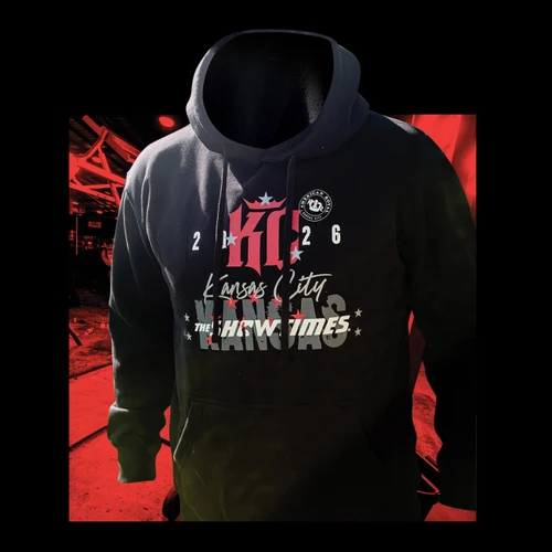2026 Red Grunge KC Limited Edition Hoodie