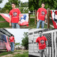 USA T-Shirt - Red