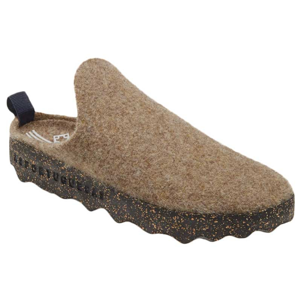 Asportuguesas Women's Come Slip-On in Taupe Suede - Daniels Shoes