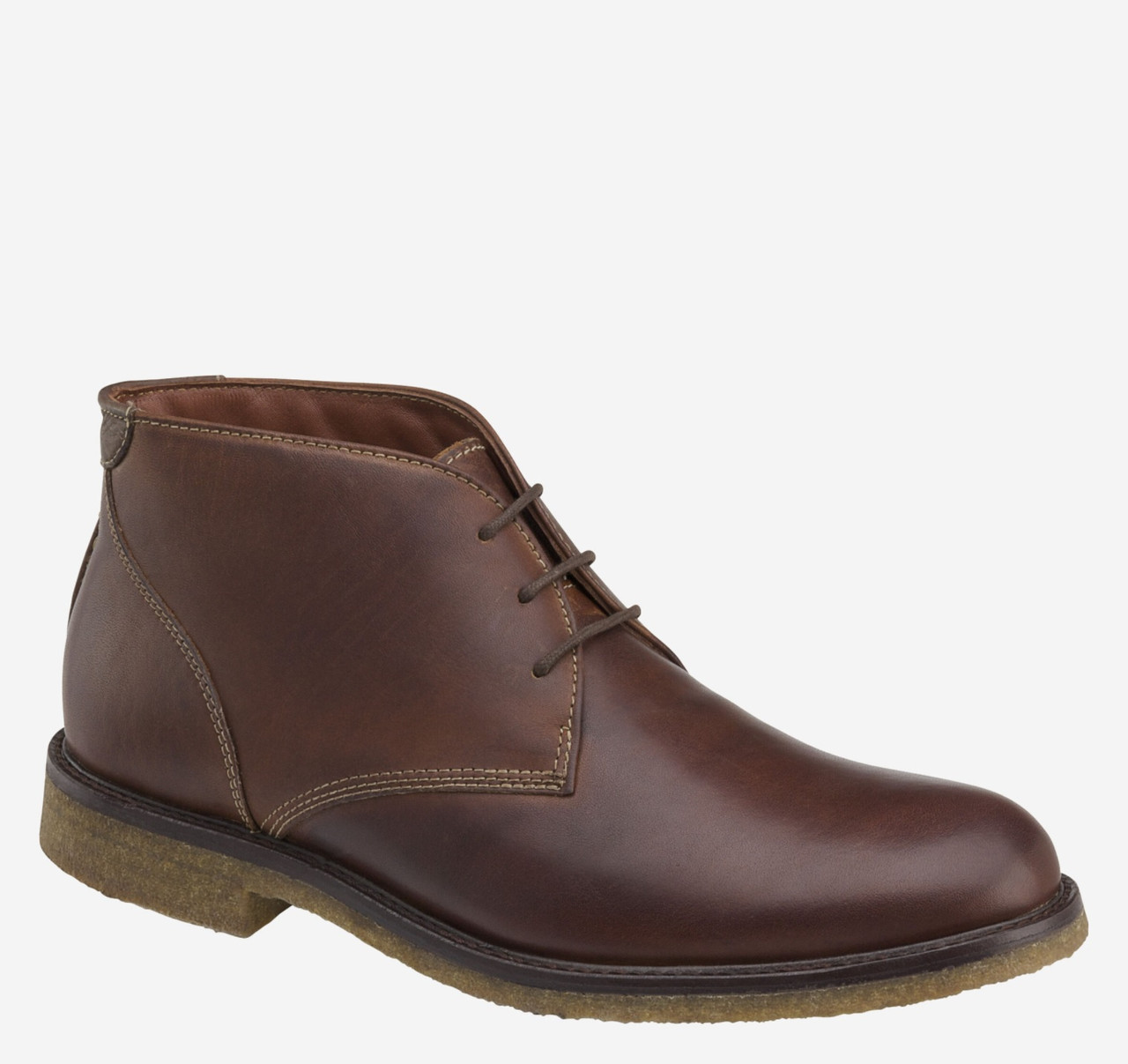 Johnston & Murphy Men's Copeland Chukka Boot in Red Brown