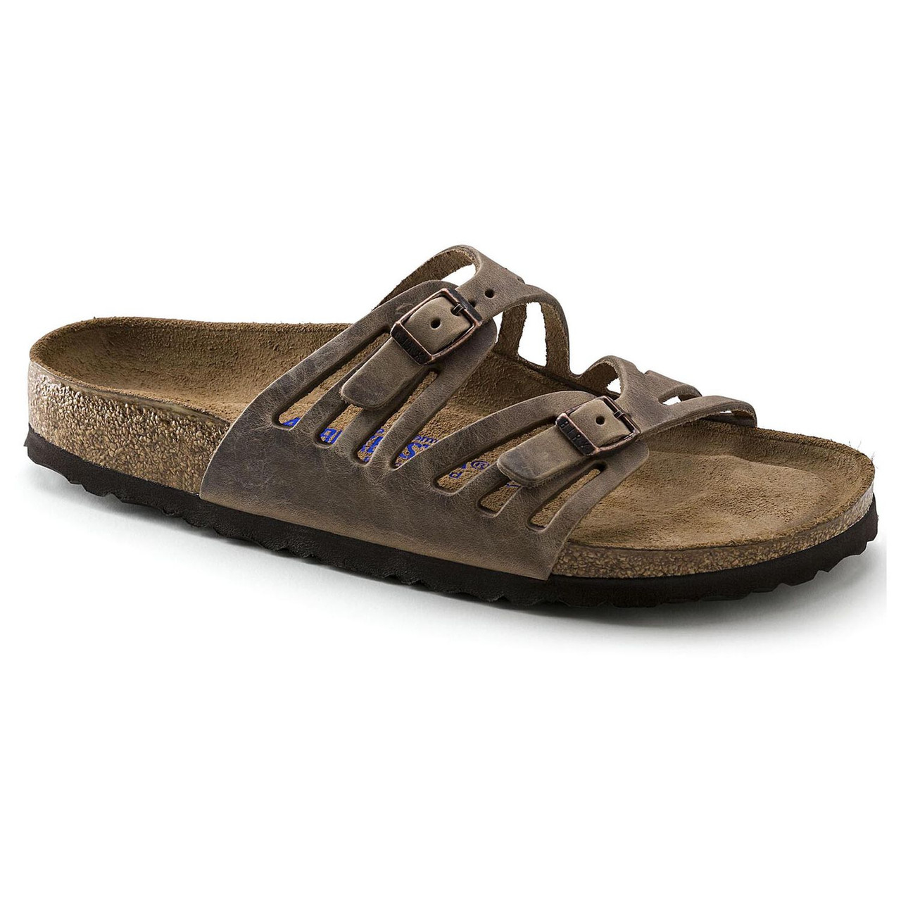 brown footbed sandals