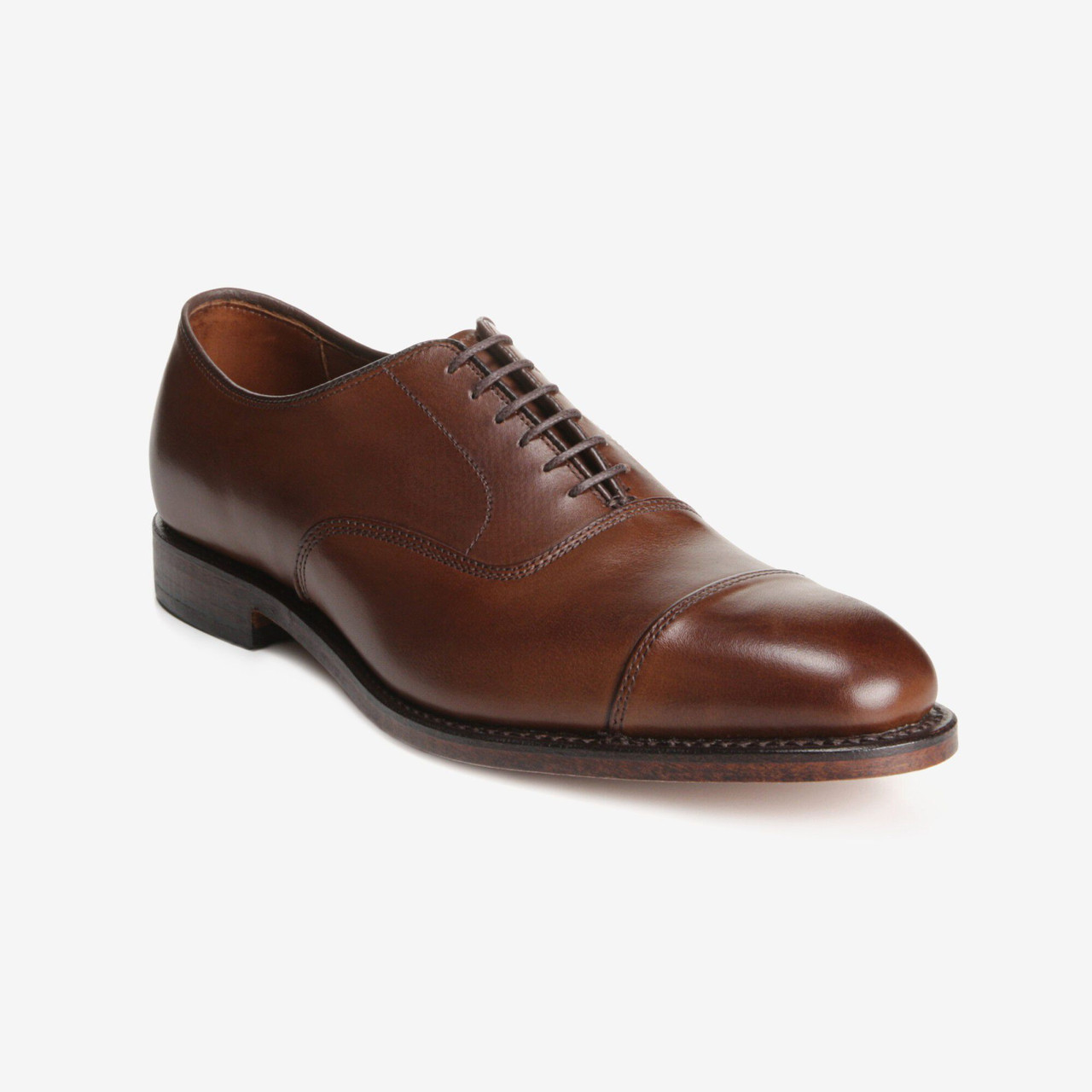 Allen Edmonds Men's Park Avenue Cap-Toe Oxford in Coffee - Daniels