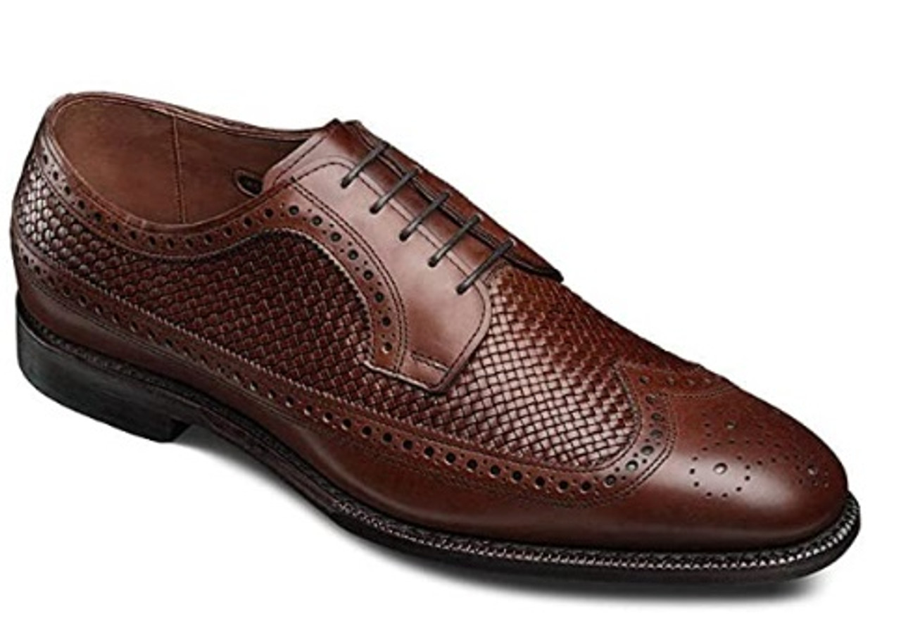 Allen edmonds leiden hot sale weave wingtip blucher