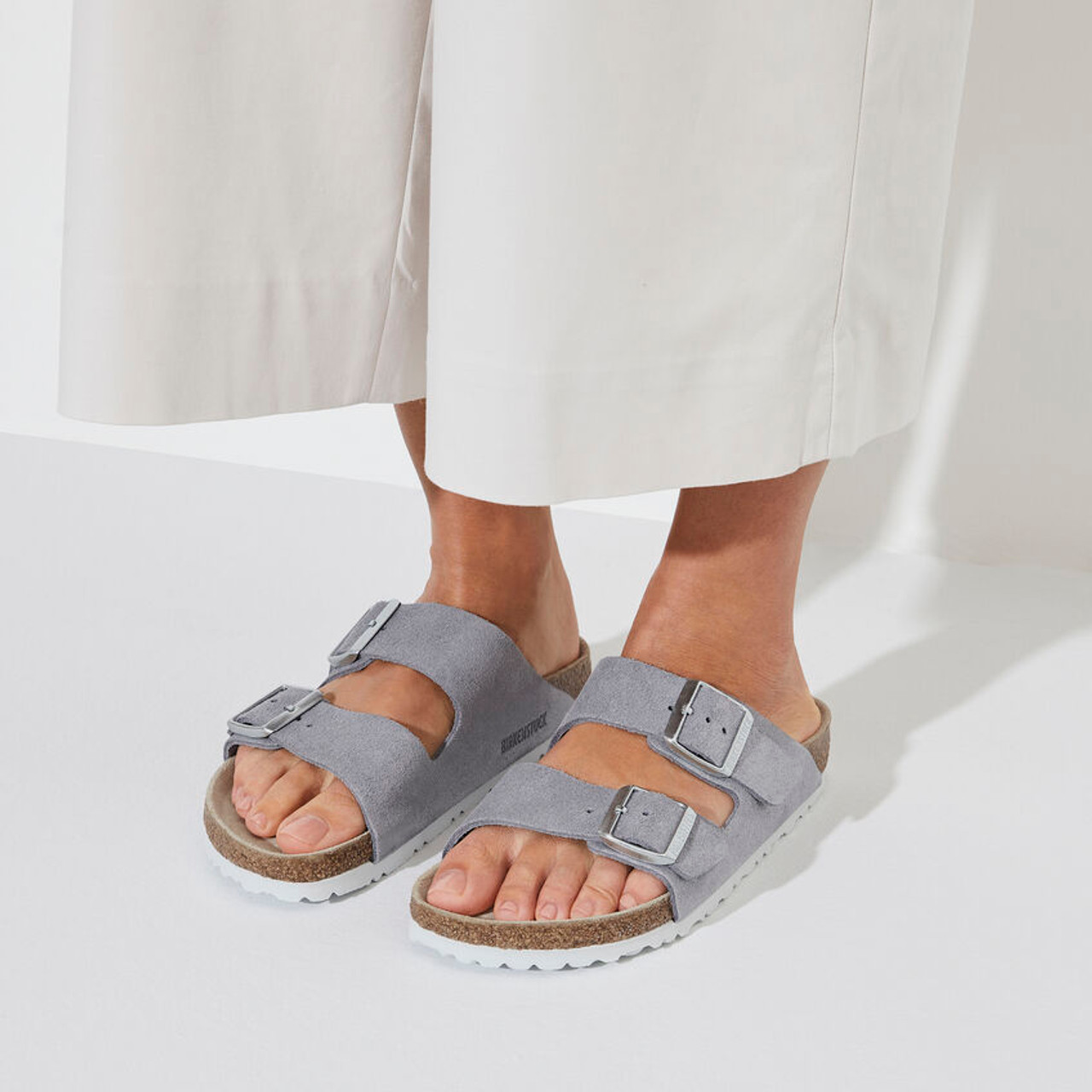 birkenstock arizona essentials purple fog