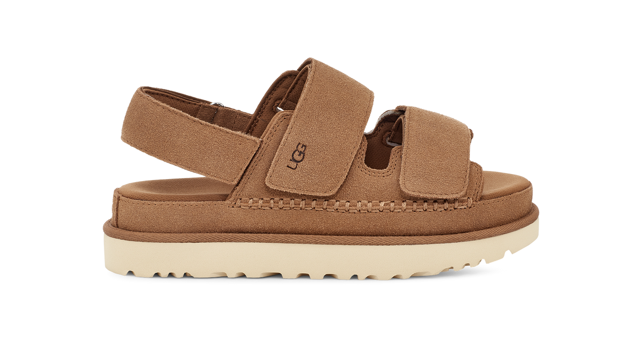 【UGG】Goldenstar Slingback Sandal サンダル スエード UGG Women's Goldenstar Slingback in Chestnut - Daniels Shoes