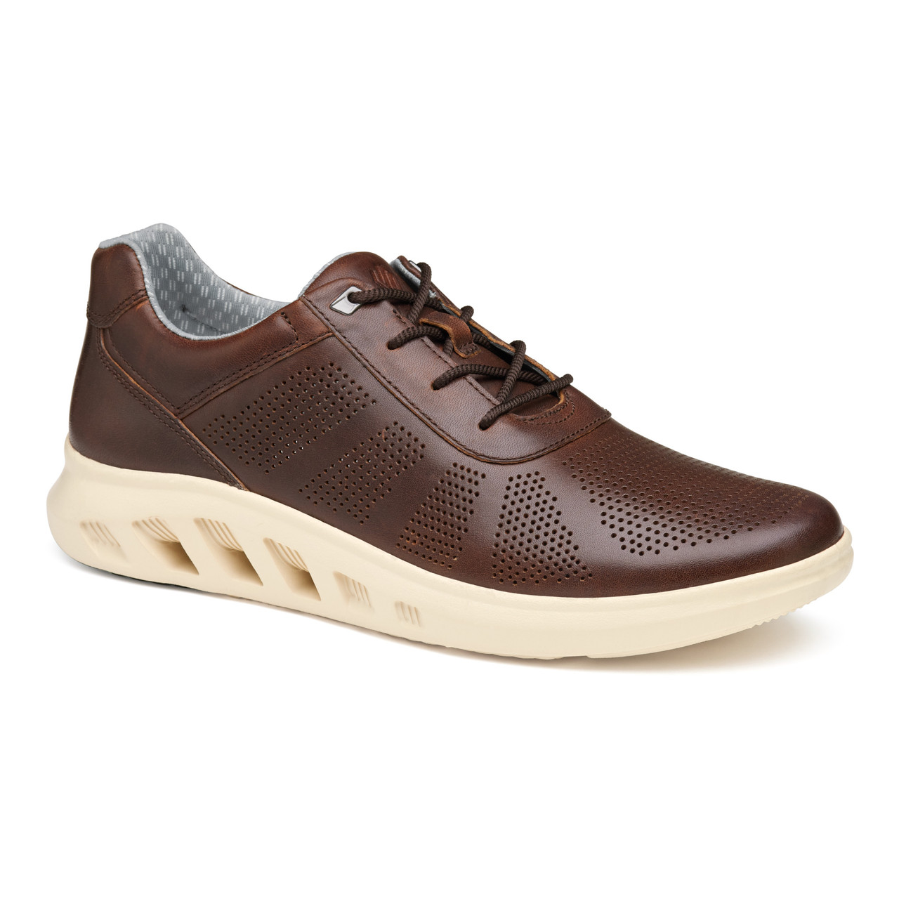 Johnston & Murphy Men's Activate U-Throat in Brown Full Grain