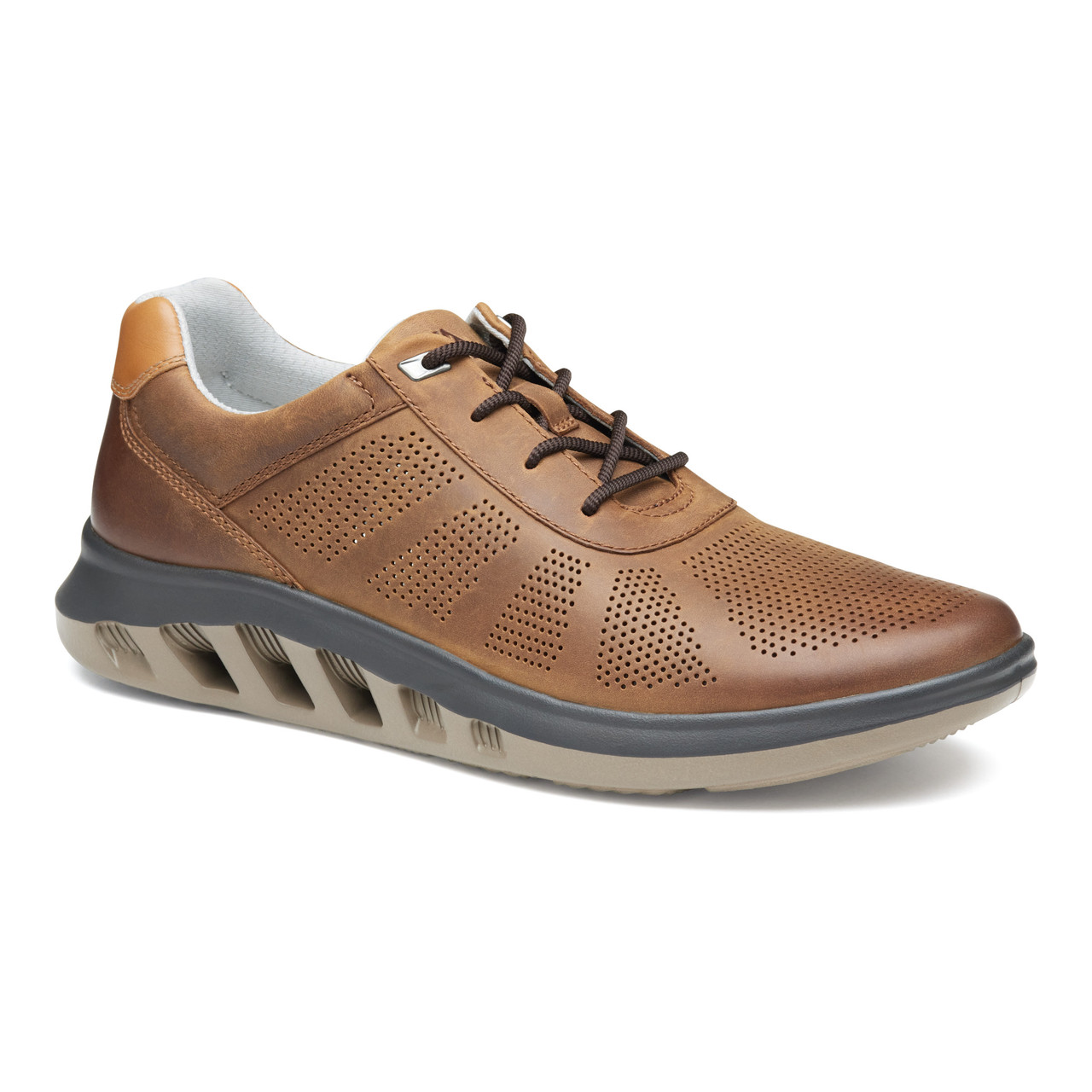 Johnston & Murphy Men's Activate in Brown Oiled Full Grain Leather