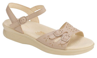 SAS Women's Duo Quarter Strap Sandal in Natural