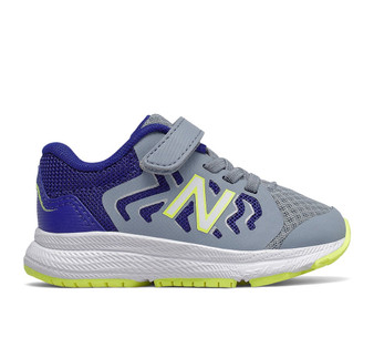 New Balance Toddler's 519 V2 in Marine Blue/Lemon Slush