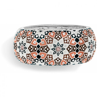 Brighton Zahra Love Hinged Bangle in Pink